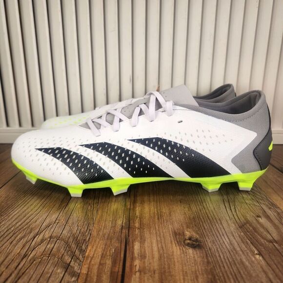 Adidas Predator Accuracy.3 L FG Soccer Cleats Men\'s 11 White Athletic GZ0014 NEW main image 11